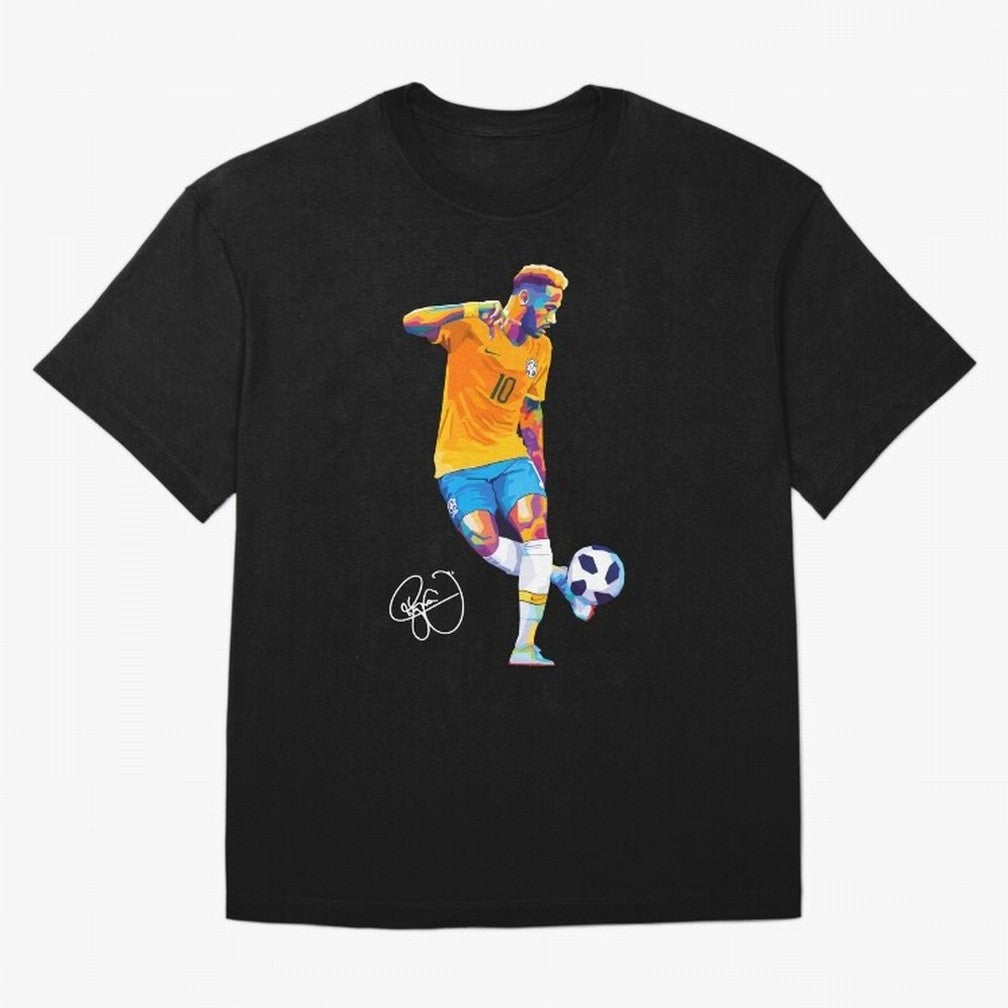 Neymar Jr Footballer Wpap Art Classic T-Shirt Celebrate Fan Favorites in FIFA World Cup 2026 for Fans of CR7 and Messi and England, Bringing Championship Spirit, Famous Goals, Roaring Crowds and International Football Unity; Great for Watch