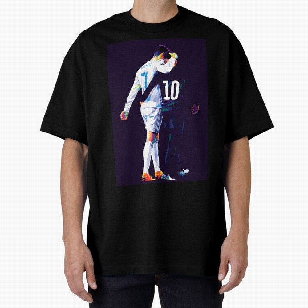 Neymar x Ronaldo Wpap Pop Art Classic T-Shirt Show Championship Spirit for Match Day Hype around FIFA World Cup 2026, Haaland and Mbappe, England, France and Netherlands, Classic Soccer Heritage, Championship Pressure, Fan Loyalty and International