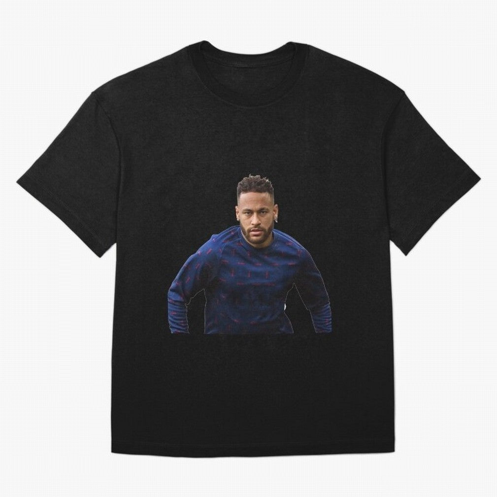 Neymar Junior Sticker Oversized T-Shirt Experience the Global Stage of Global Football Passion for FIFA World Cup 2026 USA Canada Mexico, Capturing Neymar, Haaland and Cristiano Ronaldo, Portugal, Match Day Excitement, Supporter Culture, Golden