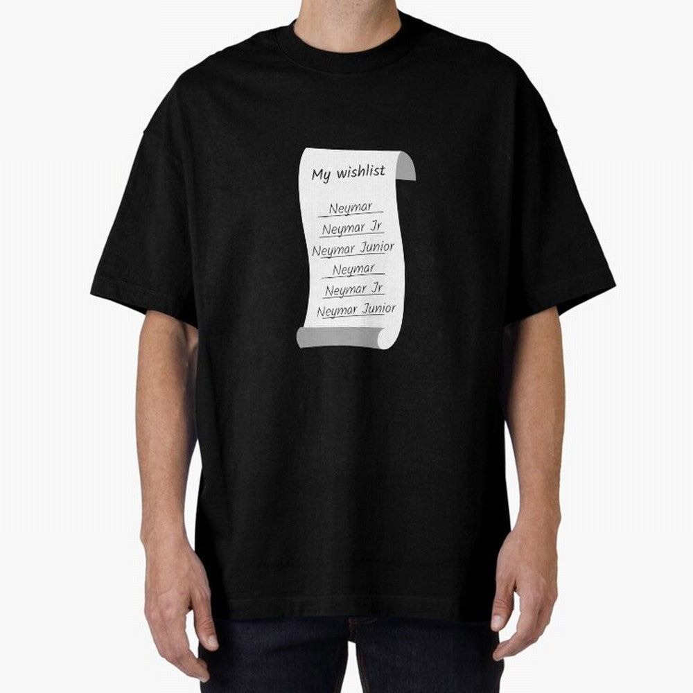 My Wishlist Neymar Jr Neymar Neymar Junior Oversized T-Shirt Show Fan Pride Across FIFA World Cup 2026 Group Stage Inspired by Mbappe, Germany Energy, Fan Favorite Moments, National Team Passion, Big Match Drama and Soccer History; Ideal for Fans
