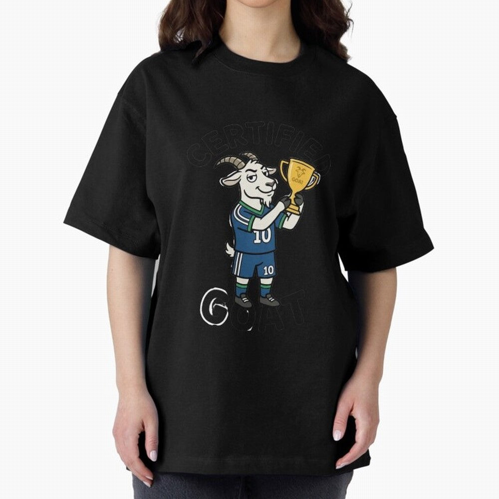 Certified G.O.A.T Classic T-Shirt Show Love for Legendary Goals in Match Day Hype around FIFA World Cup 2026 USA Canada Mexico, Messi, Argentina and Brazil, Classic Soccer Heritage, Championship Pressure, Fan Loyalty and International Pride; Made