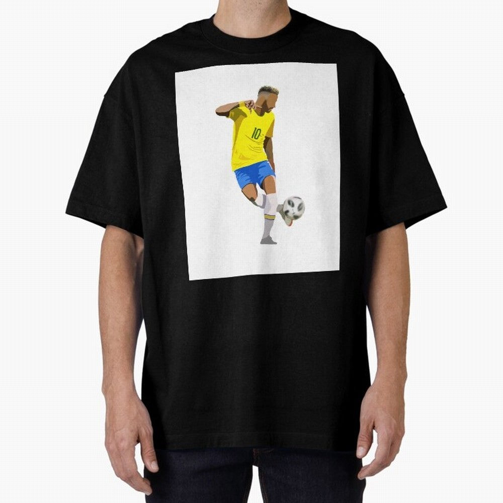 Neymar Jr Brazil Classic T-Shirt Carry the Colors and Pride of FIFA World Cup 2026 USA Canada Mexico for Fans of Cristiano Ronaldo, Haaland and CR7 and England, France and Netherlands, Bringing Football History, Final Match Energy, Crowd Noise and