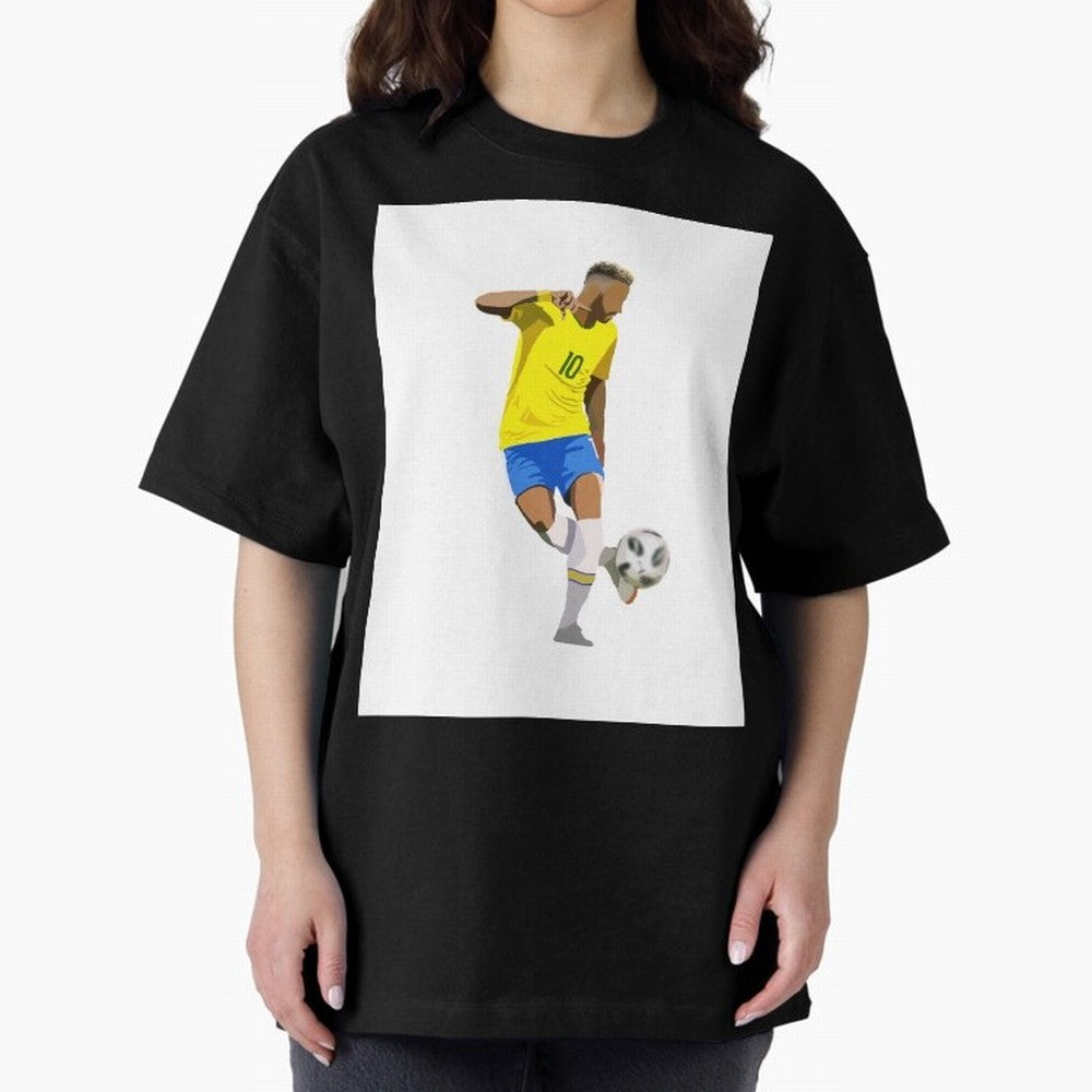 Neymar Jr Brazil Classic T-Shirt Carry the Colors and Pride of FIFA World Cup 2026 USA Canada Mexico for Fans of Cristiano Ronaldo, Haaland and CR7 and England, France and Netherlands, Bringing Football History, Final Match Energy, Crowd Noise and