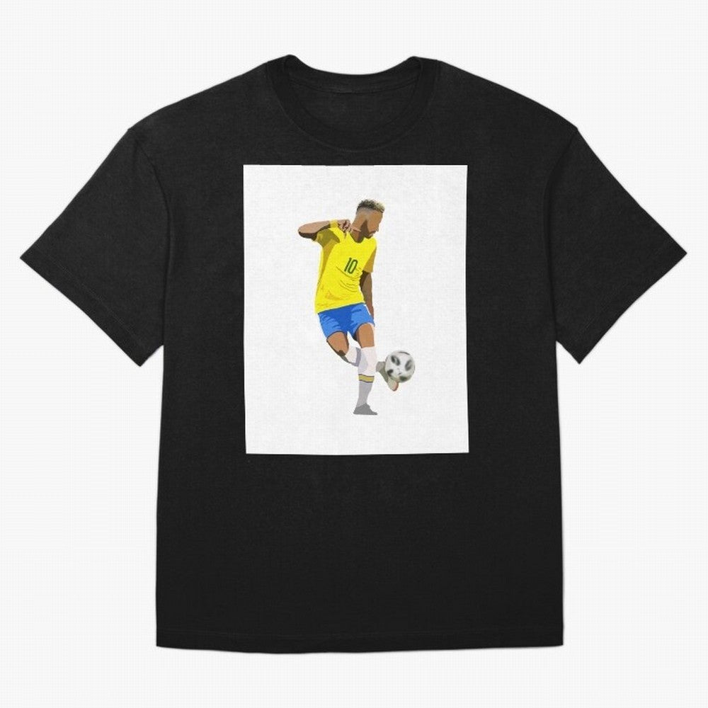 Neymar Jr Brazil Classic T-Shirt Carry the Colors and Pride of FIFA World Cup 2026 USA Canada Mexico for Fans of Cristiano Ronaldo, Haaland and CR7 and England, France and Netherlands, Bringing Football History, Final Match Energy, Crowd Noise and