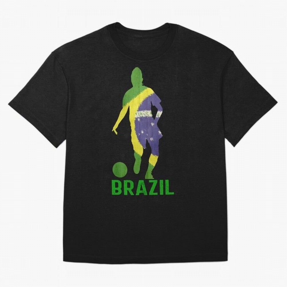 Brazil Essential T-Shirt Show Your Tournament Heart for Global Football Passion for FIFA World Cup 2026 Group Stage, Driven by Haaland, France, Goal Celebration Energy, Supporter Heritage, Football Icons and Worldwide Tournament Joy; Ideal for Fans
