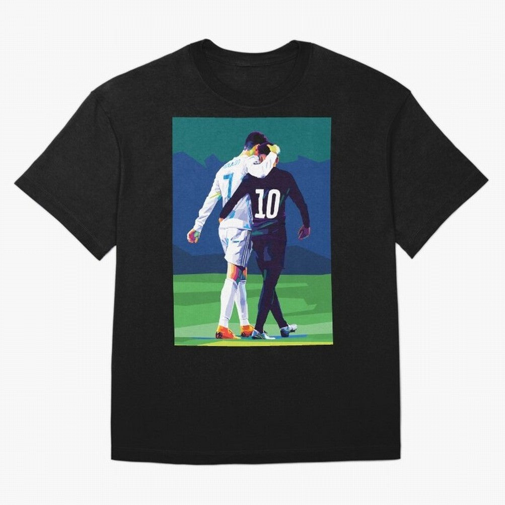 Ronaldo x Neymar Wpap Art Classic T-Shirt Cheer through Every Moment of the FIFA World Cup 2026 USA Canada Mexico Journey through Neymar Highlights, Portugal, Spain and Germany Pride, Retro Football Energy, Iconic Rivalries, Trophy Chase Drama and