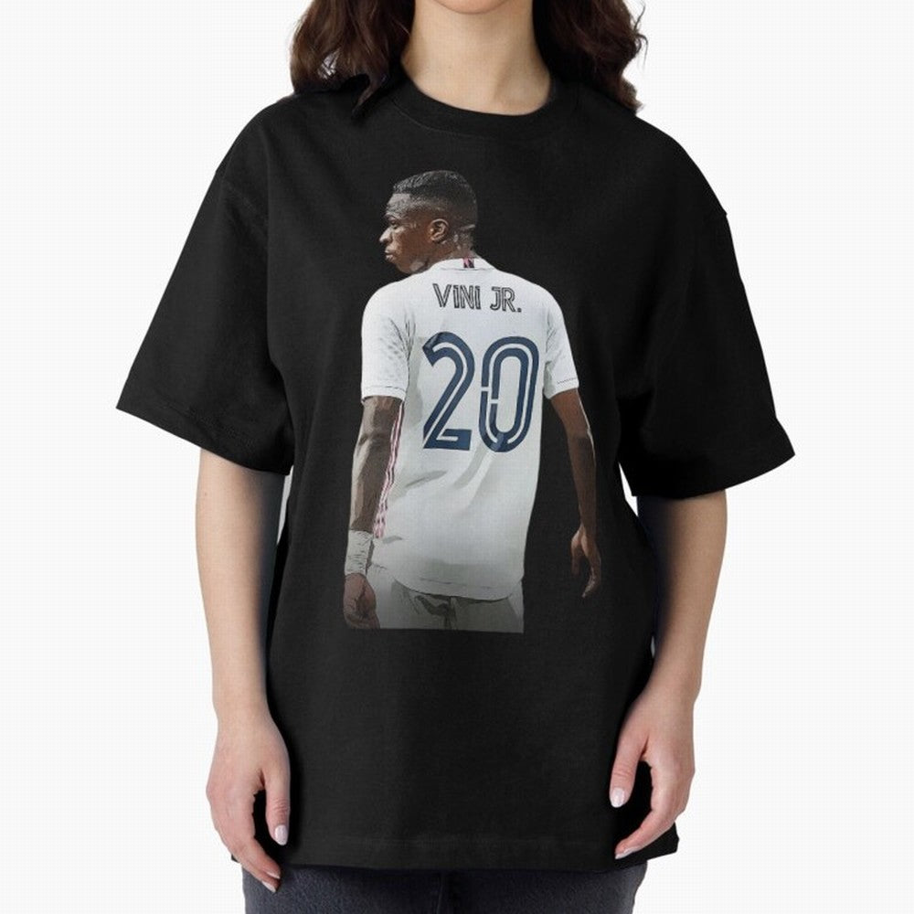 Vinicius Jr 20 - Madrid Classic T-Shirt Represent the FIFA World Cup 2026 Group Stage Journey through Messi, Neymar and Mbappe Highlights, Spain and Netherlands Pride, Worldwide Fan Energy, Dramatic Goals, Stadium Lights and Championship