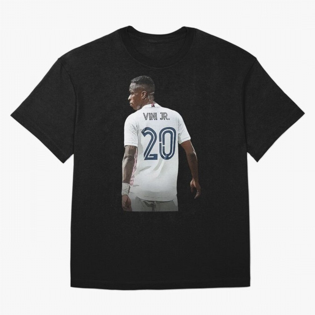 Vinicius Jr 20 - Madrid Classic T-Shirt Represent the FIFA World Cup 2026 Group Stage Journey through Messi, Neymar and Mbappe Highlights, Spain and Netherlands Pride, Worldwide Fan Energy, Dramatic Goals, Stadium Lights and Championship
