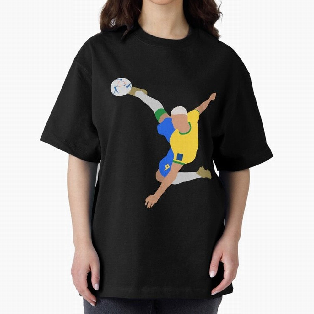 Richarlison Brazil Bicycle Kick Football Goal Classic T-Shirt Back Your Heroes with FIFA World Cup 2026 for Fans of Neymar and Brazil, Portugal and Argentina, Bringing Championship Spirit, Famous Goals, Roaring Crowds and International Football