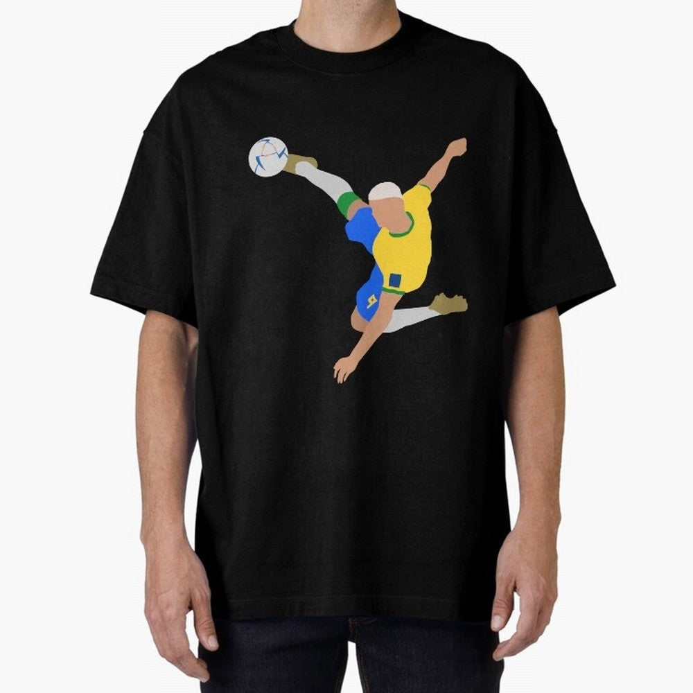 Richarlison Brazil Bicycle Kick Football Goal Classic T-Shirt Back Your Heroes with FIFA World Cup 2026 for Fans of Neymar and Brazil, Portugal and Argentina, Bringing Championship Spirit, Famous Goals, Roaring Crowds and International Football
