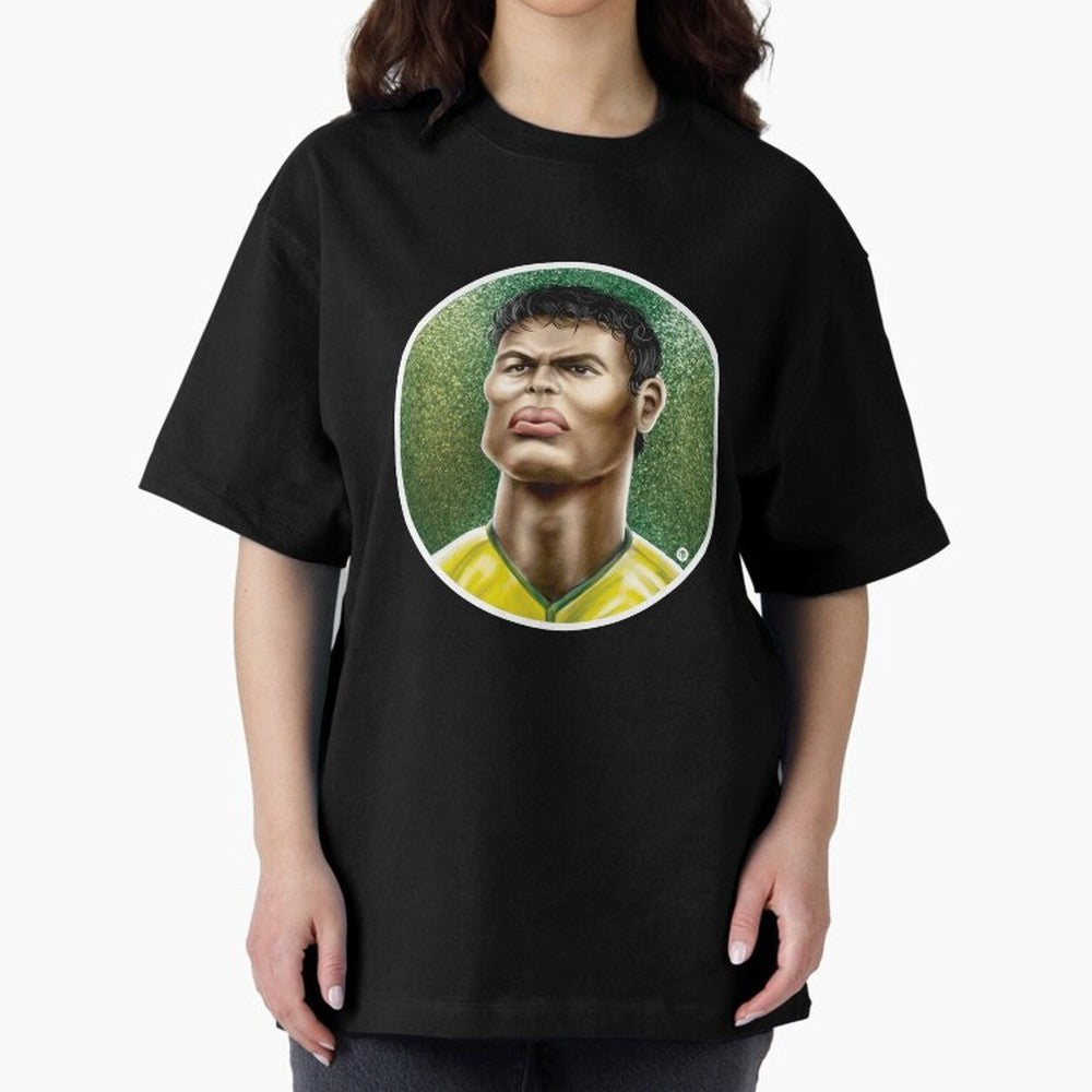 Footballicature : Thiago Silva Classic T-Shirt Celebrate Every Goal in the FIFA World Cup 2026 Journey through Haaland and Mbappe Highlights, Portugal, Spain and Germany Pride, Tournament Hype, Historic Matchups, Family Viewing Parties and Global