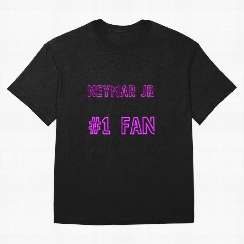 Neymar Jr #1 fan Oversized T-Shirt Turn Every Weekend Toward Match Day Hype around FIFA World Cup 2026 Group Stage, Mbappe and Neymar, France and Portugal, Vintage Soccer Flavor, Modern Football Stars, National Flags and Final Night Emotion;