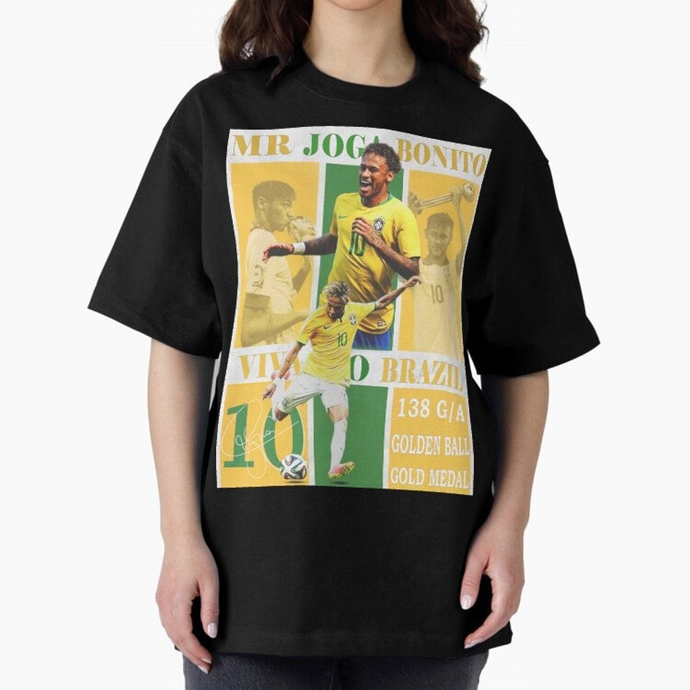 Neymar Jr Brazil National Team Soccer Poster - Iconic Selecao Art Print Classic T-Shirt Join Match Day Hype around FIFA World Cup 2026, Messi and Cristiano Ronaldo, England, Football Passion, Legendary Performances, Festival Vibes and Supporter