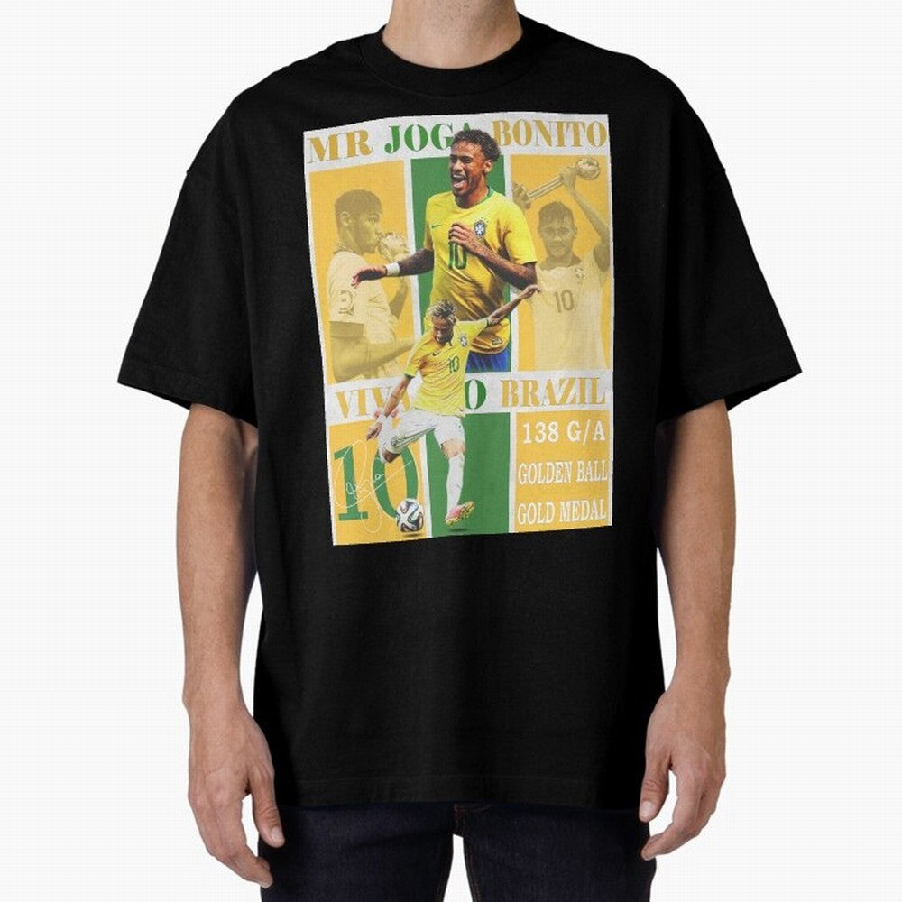 Neymar Jr Brazil National Team Soccer Poster - Iconic Selecao Art Print Classic T-Shirt Join Match Day Hype around FIFA World Cup 2026, Messi and Cristiano Ronaldo, England, Football Passion, Legendary Performances, Festival Vibes and Supporter
