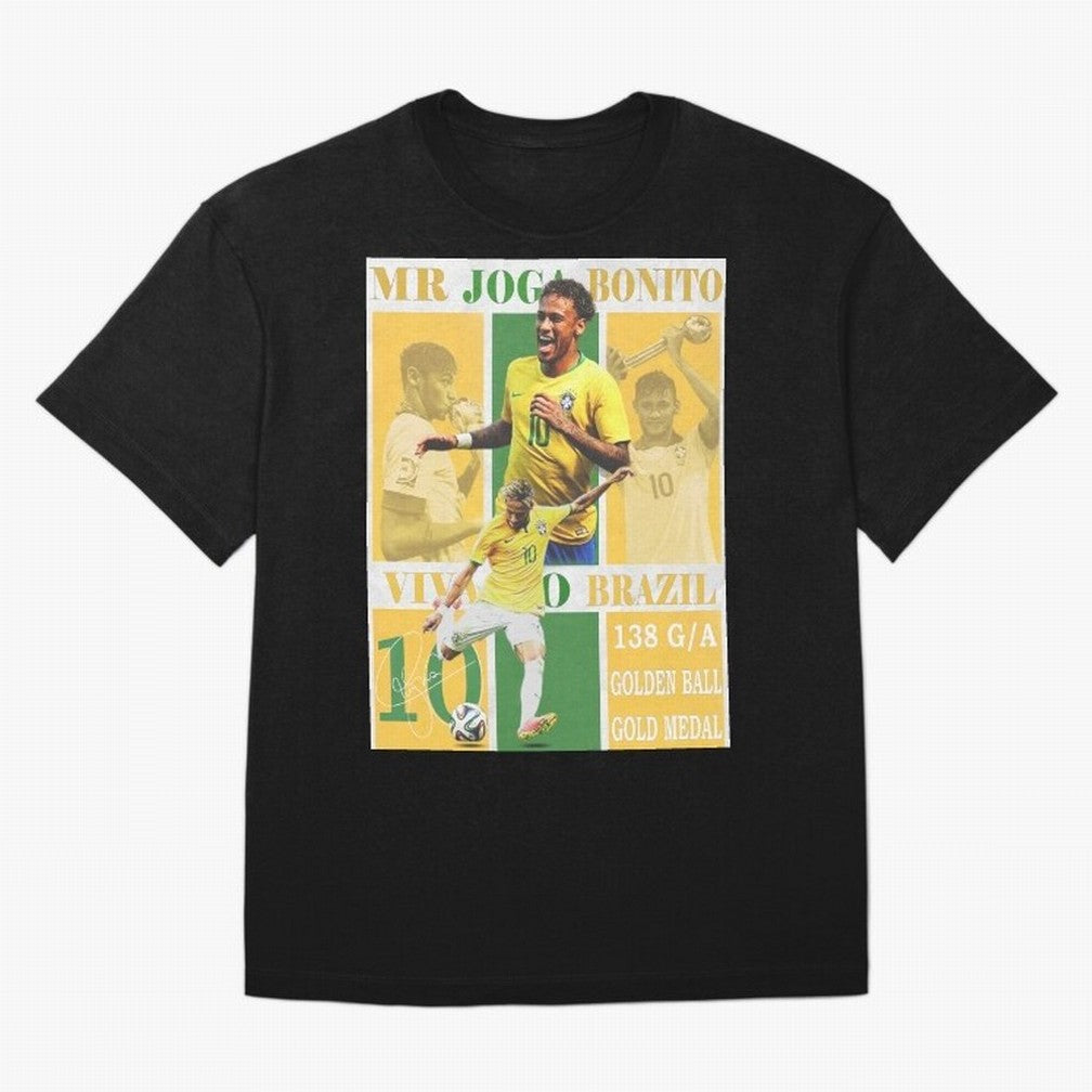 Neymar Jr Brazil National Team Soccer Poster - Iconic Selecao Art Print Classic T-Shirt Join Match Day Hype around FIFA World Cup 2026, Messi and Cristiano Ronaldo, England, Football Passion, Legendary Performances, Festival Vibes and Supporter
