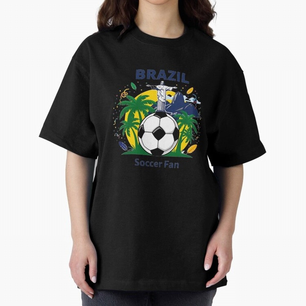 Brazil Soccer Fan T-shirt Classic T-Shirt Honor the Beautiful Game during FIFA World Cup 2026 USA Canada Mexico Capturing Neymar, Haaland and Cristiano Ronaldo, Portugal, Spain and Germany Energy, Worldwide Fan Energy, Dramatic Goals, Stadium