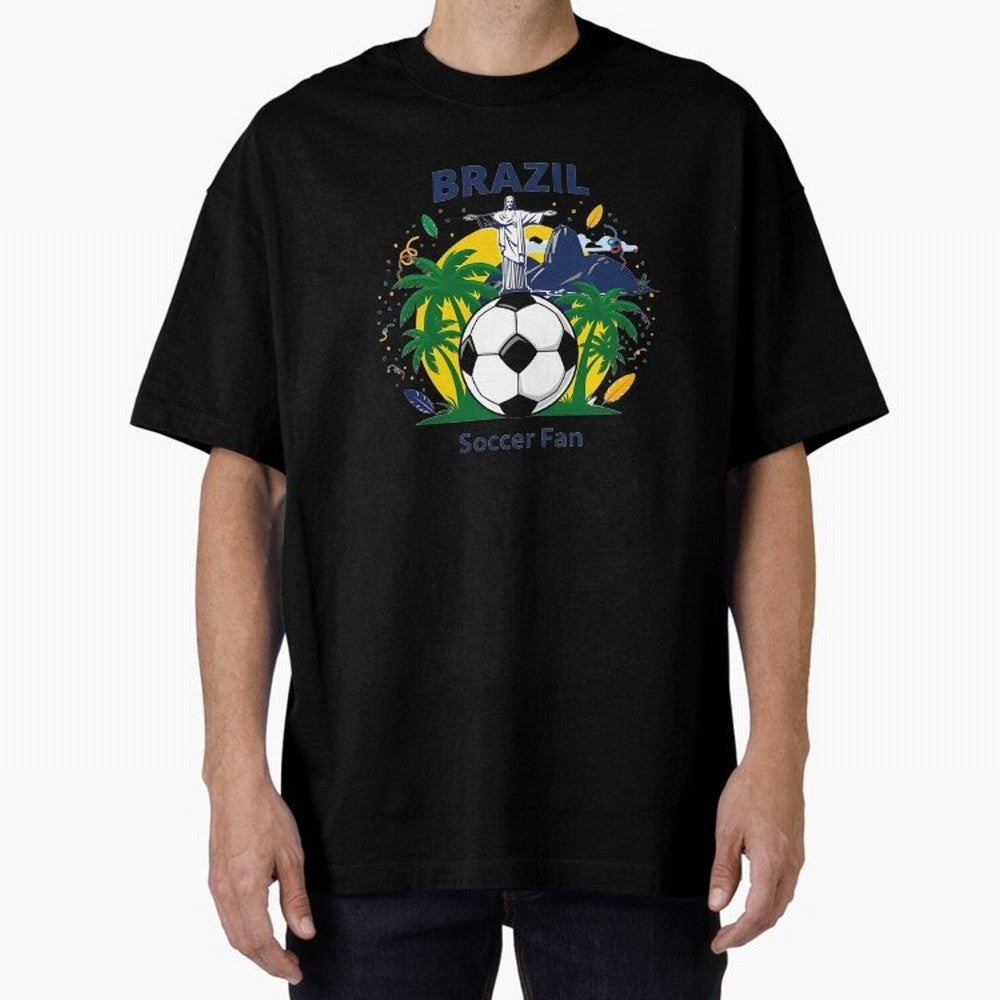 Brazil Soccer Fan T-shirt Classic T-Shirt Honor the Beautiful Game during FIFA World Cup 2026 USA Canada Mexico Capturing Neymar, Haaland and Cristiano Ronaldo, Portugal, Spain and Germany Energy, Worldwide Fan Energy, Dramatic Goals, Stadium