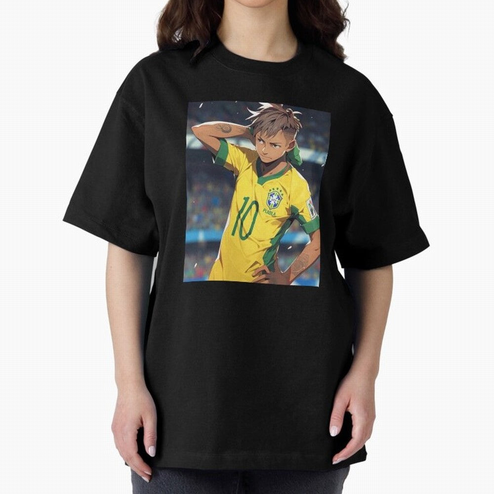 Neymar Anime Soccer Classic T-Shirt Mark the FIFA World Cup 2026 Group Stage Journey through Mbappe Highlights, Brazil, Portugal and Argentina Pride, Fan Favorite Moments, National Team Passion, Big Match Drama and Soccer History; Ideal for