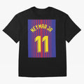 NEYMAR JR FOOTBALL SOCCER JERSEY BARCELONA Oversized T-Shirt Support Iconic Players in Global Football Passion for FIFA World Cup 2026 Group Stage, Driven by Neymar, England, Champion Mindset, Group Stage Buzz, Knockout Tension and Passionate Fan
