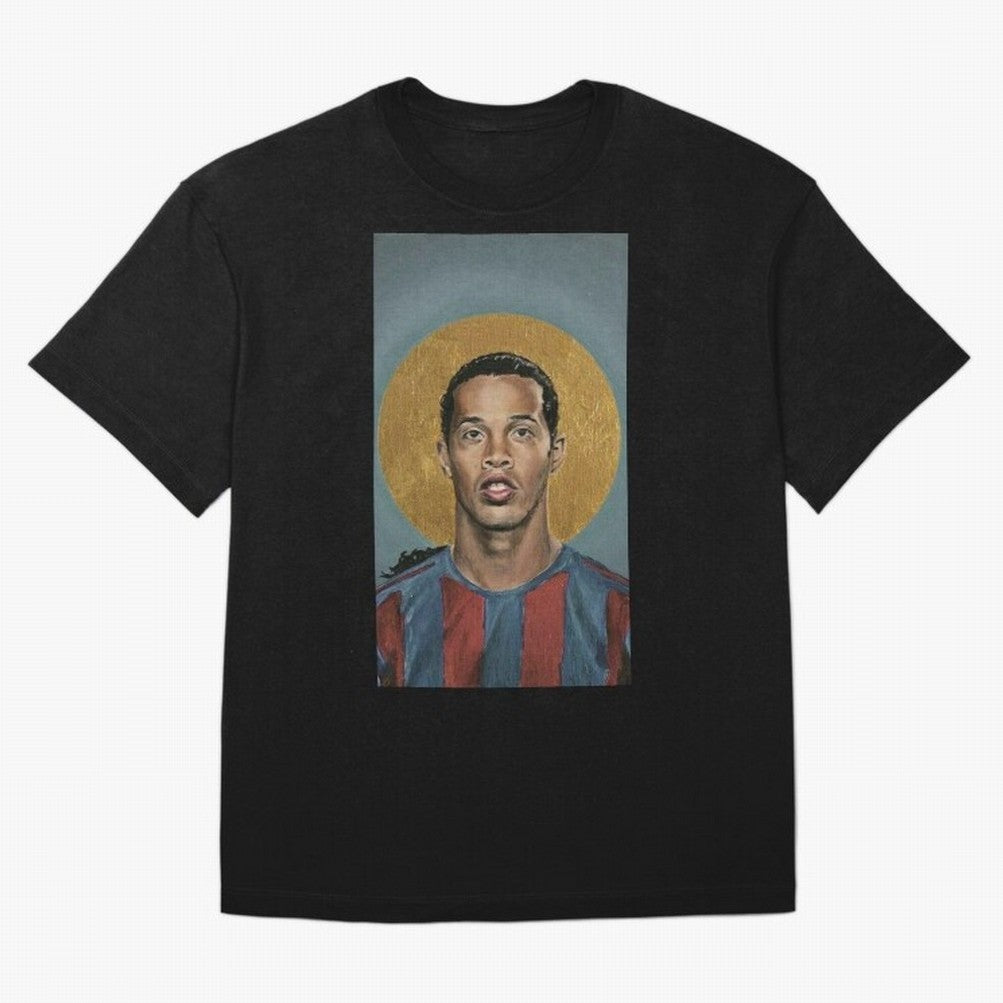 ronaldinho Oversized T-Shirt Celebrate the FIFA World Cup 2026 USA Canada Mexico Journey through Haaland and Mbappe Highlights, England, France and Netherlands Pride, Vintage Soccer Flavor, Modern Football Stars, National Flags and Final Night