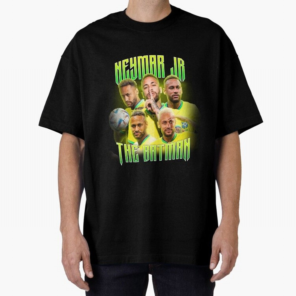Neymar Jr Vintage Style Tee, Bootleg Tee, Bootleg T Shirt, Rap Tee Classic T-Shirt Show Match Day Excitement for Global Football Passion for FIFA World Cup 2026, Connected to Messi and Cristiano Ronaldo, Spain and Netherlands, Worldwide Fan Energy,
