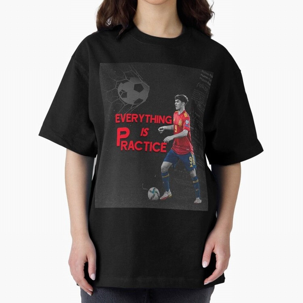 Pablo Gavi Oversized T-Shirt Honor the Football Icons of FIFA World Cup 2026 for Fans of Cristiano Ronaldo and Germany, Bringing Football Festival Excitement, Trophy Ambitions, Country Rivalries and Star Player Buzz; Ideal for Football Dads,