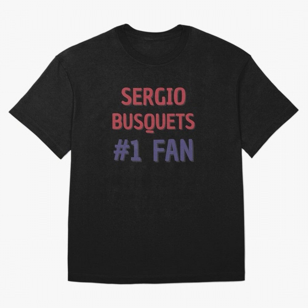 Sergio Busquets #1 Fan Essential T-Shirt Celebrate Rivalries and Pride in FIFA World Cup 2026 Group Stage Spirit, Connected to Argentina and Brazil, Messi and Cristiano Ronaldo, Classic Soccer Heritage, Championship Pressure, Fan Loyalty and