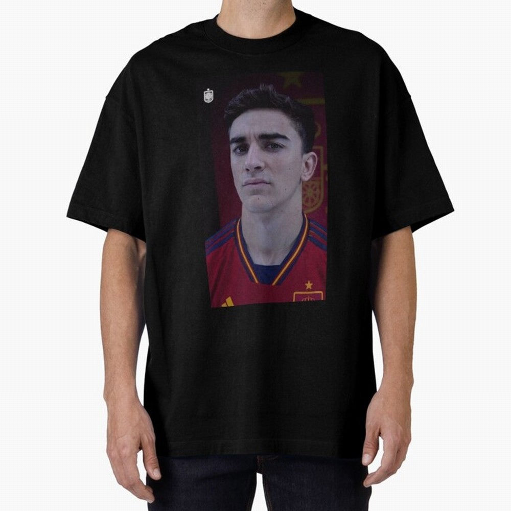 gavi Boxy T-Shirt Celebrate the Road through FIFA World Cup 2026 Group Stage Spirit, Inspired by Spain and Netherlands, Haaland and Mbappe, Sports Nostalgia, International Competition, Famous Players and Unforgettable Victories; Perfect for People