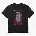 gavi Boxy T-Shirt Celebrate the Road through FIFA World Cup 2026 Group Stage Spirit, Inspired by Spain and Netherlands, Haaland and Mbappe, Sports Nostalgia, International Competition, Famous Players and Unforgettable Victories; Perfect for People