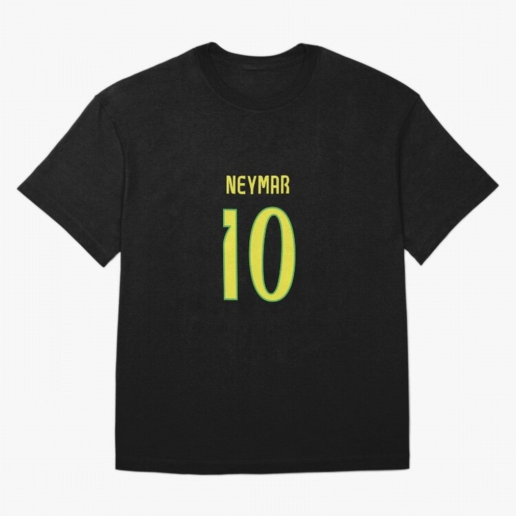 Neymar Jr Brazil Away Jersey 2024 Classic T-Shirt Show Your Stadium Side during FIFA World Cup 2026 Group Stage for Fans of Cristiano Ronaldo, Haaland and CR7 and England, France and Netherlands, Bringing Classic Soccer Heritage, Championship