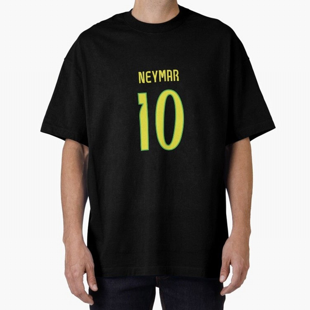 Neymar Jr Brazil Away Jersey 2024 Classic T-Shirt Show Your Stadium Side during FIFA World Cup 2026 Group Stage for Fans of Cristiano Ronaldo, Haaland and CR7 and England, France and Netherlands, Bringing Classic Soccer Heritage, Championship