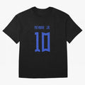 Neymar Jr Brazil White Jersey 2023 Oversized T-Shirt Bring Global Tournament Vibes to the FIFA World Cup 2026 Group Stage Journey through Cristiano Ronaldo Highlights, Spain and Netherlands Pride, Tournament Hype, Historic Matchups, Family Viewing