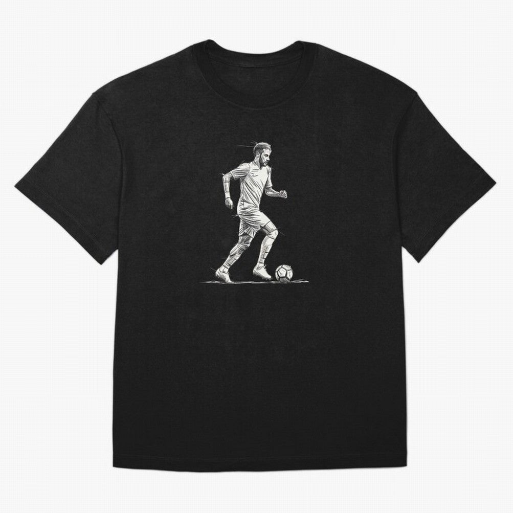 Neymar Jr. - The Dribble King Sketch Classic T-Shirt Bring Bold Fan Energy to FIFA World Cup 2026 Group Stage Spirit, Driven by Netherlands, Messi, CR7 and Mbappe, Fan Favorite Moments, National Team Passion, Big Match Drama and Soccer History;