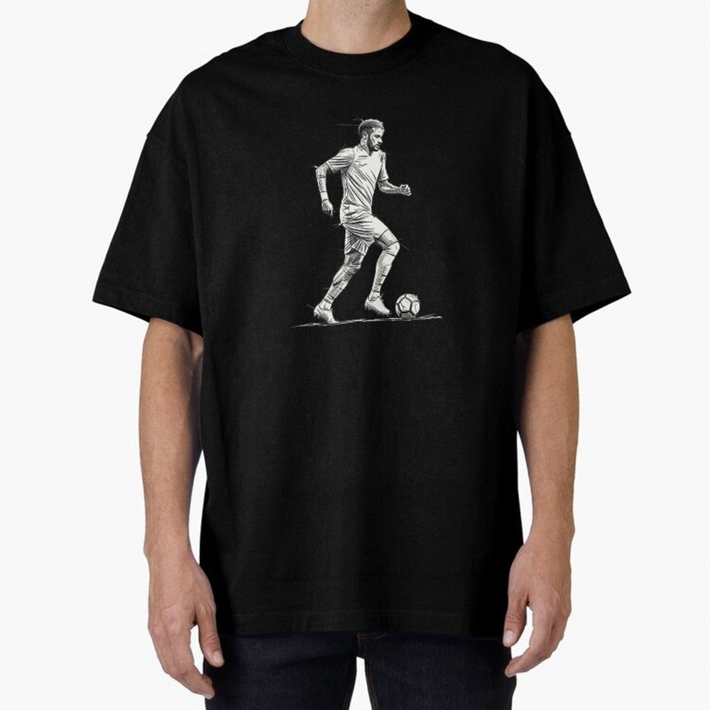 Neymar Jr. - The Dribble King Sketch Classic T-Shirt Bring Bold Fan Energy to FIFA World Cup 2026 Group Stage Spirit, Driven by Netherlands, Messi, CR7 and Mbappe, Fan Favorite Moments, National Team Passion, Big Match Drama and Soccer History;