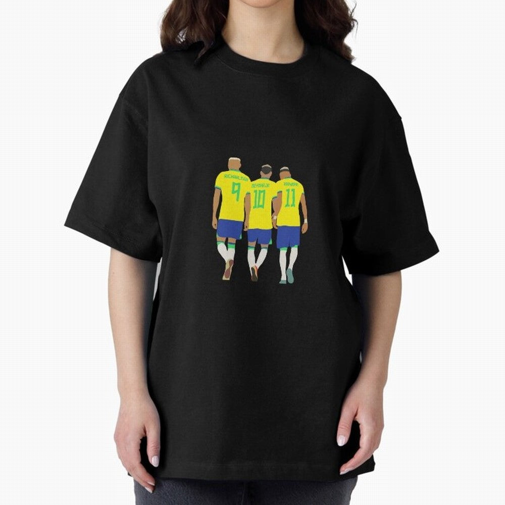 brazil soccer players Oversized T-Shirt Build FIFA World Cup 2026 Group Stage Spirit, Made for Netherlands, Messi, Soccer Culture, Superstar Moments, National Team Dreams and Competitive Fire; Perfect for People Who Love Argentina, Brazil, France,