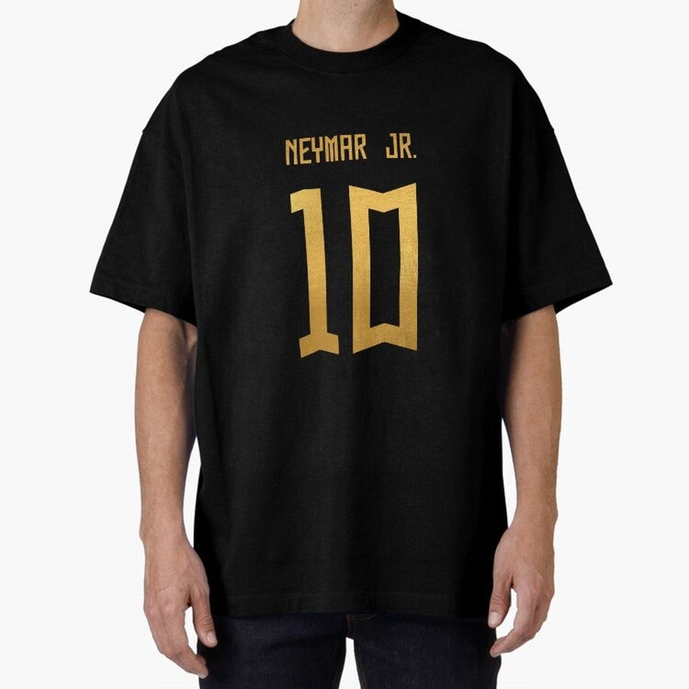 Copy of Neymar Jr Brazil Jersey 2023 Oversized T-Shirt Celebrate the Magic of the FIFA World Cup 2026 USA Canada Mexico Journey through Messi Highlights, Portugal Pride, Football Passion, Legendary Performances, Festival Vibes and Supporter