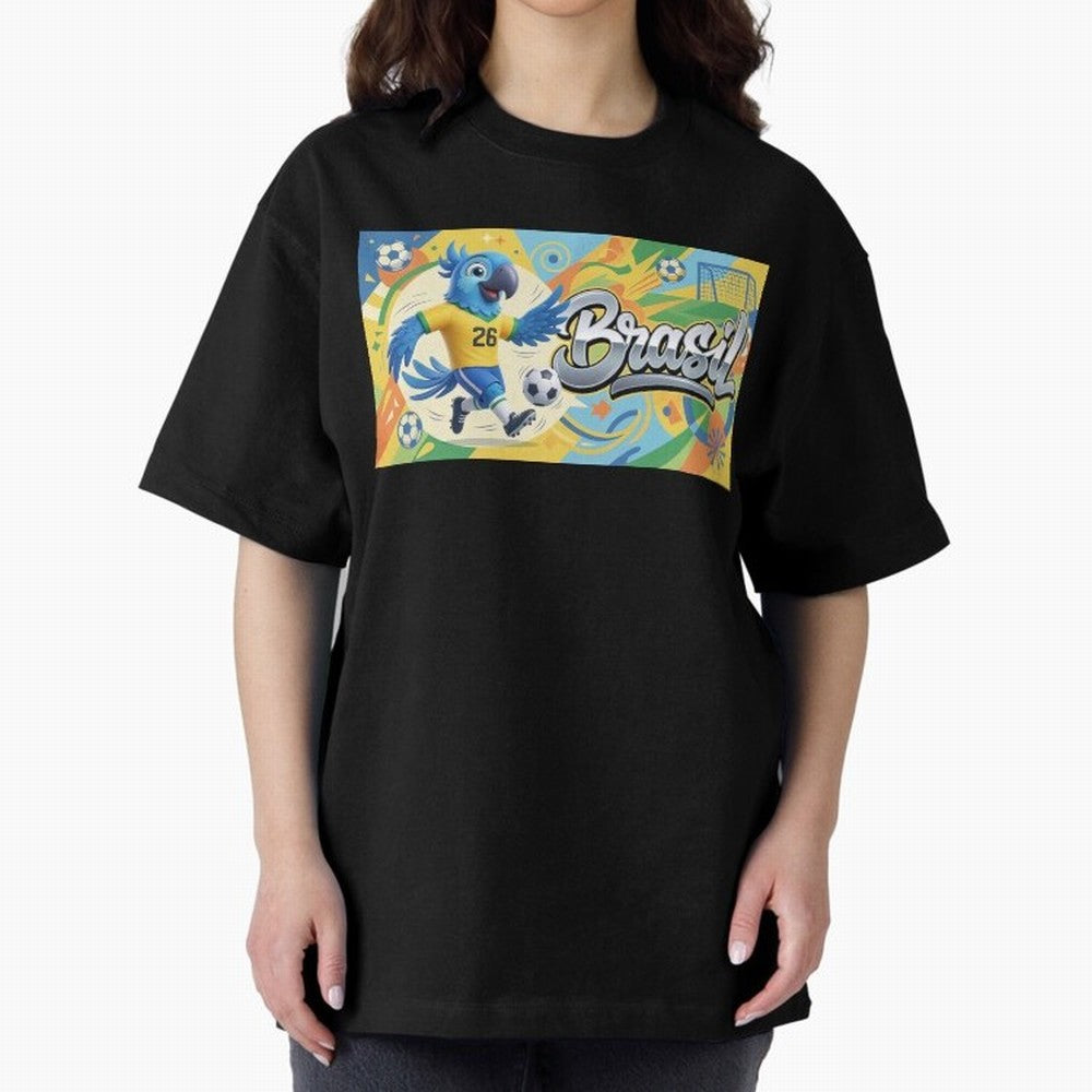 World Cup 2026 Brazil Soccer Team Fan Art Classic T-Shirt Bring Trophy Dreams to Global Football Passion for FIFA World Cup 2026 USA Canada Mexico, Filled with Mbappe and Neymar, Portugal, Stadium Memories, Football Loyalty, International Chants