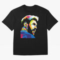 Wpap Leo Messi Graphic Oversized T-Shirt Celebrate Unforgettable Nights in Match Day Hype around FIFA World Cup 2026, Mbappe, Argentina, Global Supporter Spirit, Legendary Goals, National Colors and Tournament Celebration; Made for Die Hard
