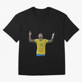 Neymar Jr. - Football Superstar Oversized T-Shirt Enjoy the Biggest Football Party of Global Football Passion for FIFA World Cup 2026 USA Canada Mexico, Filled with Messi, Neymar and Mbappe, Germany, Vintage Soccer Flavor, Modern Football Stars,