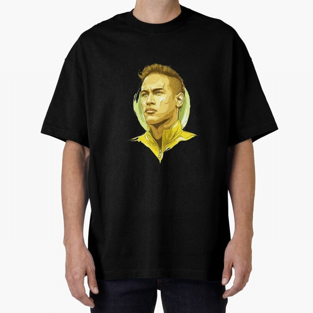 Neymar Junior Sticker Premium T-Shirt Bring World Football Passion into Match Day Hype around FIFA World Cup 2026 USA Canada Mexico, CR7, Spain, Vintage Soccer Flavor, Modern Football Stars, National Flags and Final Night Emotion; Made for Die Hard