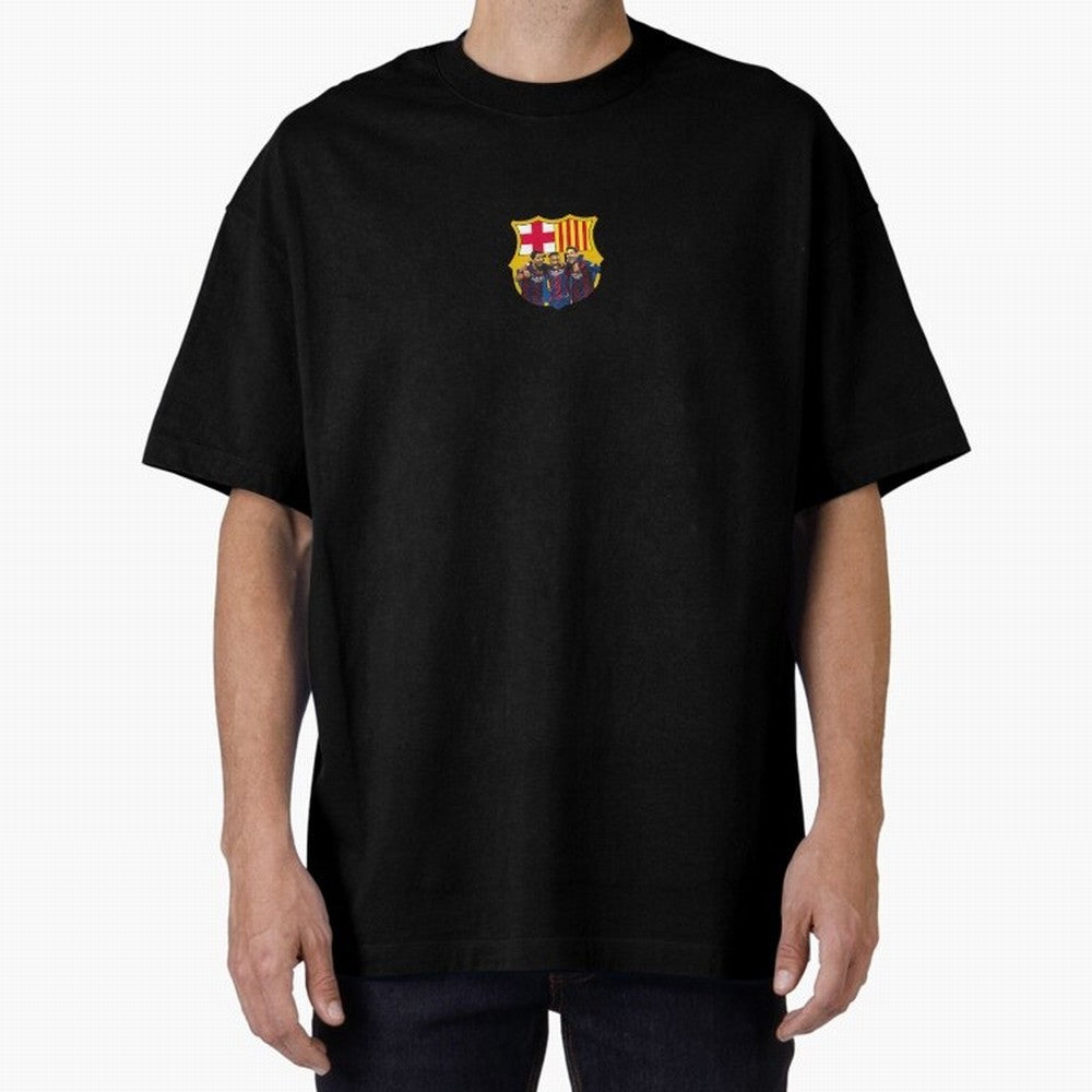 Barcelona logo, Massi, Neymar and Suar Premium T-Shirt Carry National Pride through the FIFA World Cup 2026 Journey through Cristiano Ronaldo Highlights, Brazil, Portugal and Argentina Pride, Goal Celebration Energy, Supporter Heritage, Football