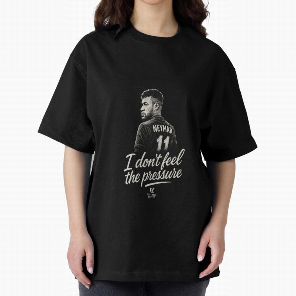 I Don¡¯t Feel The Pressure ¨C Neymar Inspired Street Football Art | Football Empire Graphic T-Shirt Relive Match Day Hype around FIFA World Cup 2026, Cristiano Ronaldo, Argentina, France and Brazil, Stadium Memories, Football Loyalty, International