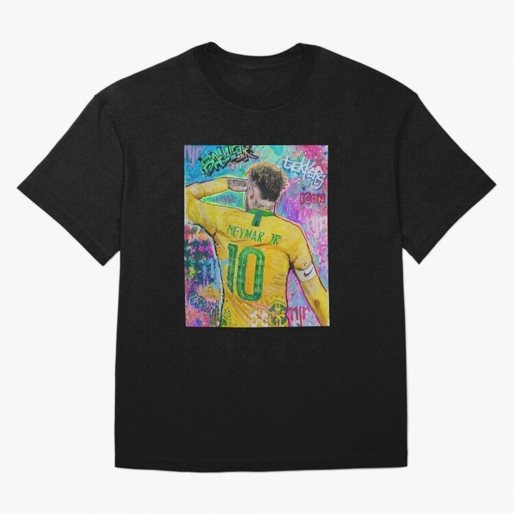Neymar Jr Premium T-Shirt Represent Football Lovers during FIFA World Cup 2026 Group Stage Capturing Messi and Cristiano Ronaldo, Portugal, Spain and Germany Energy, Game Day Rituals, Football Legends, Country Pride and the Road to the Final; Great