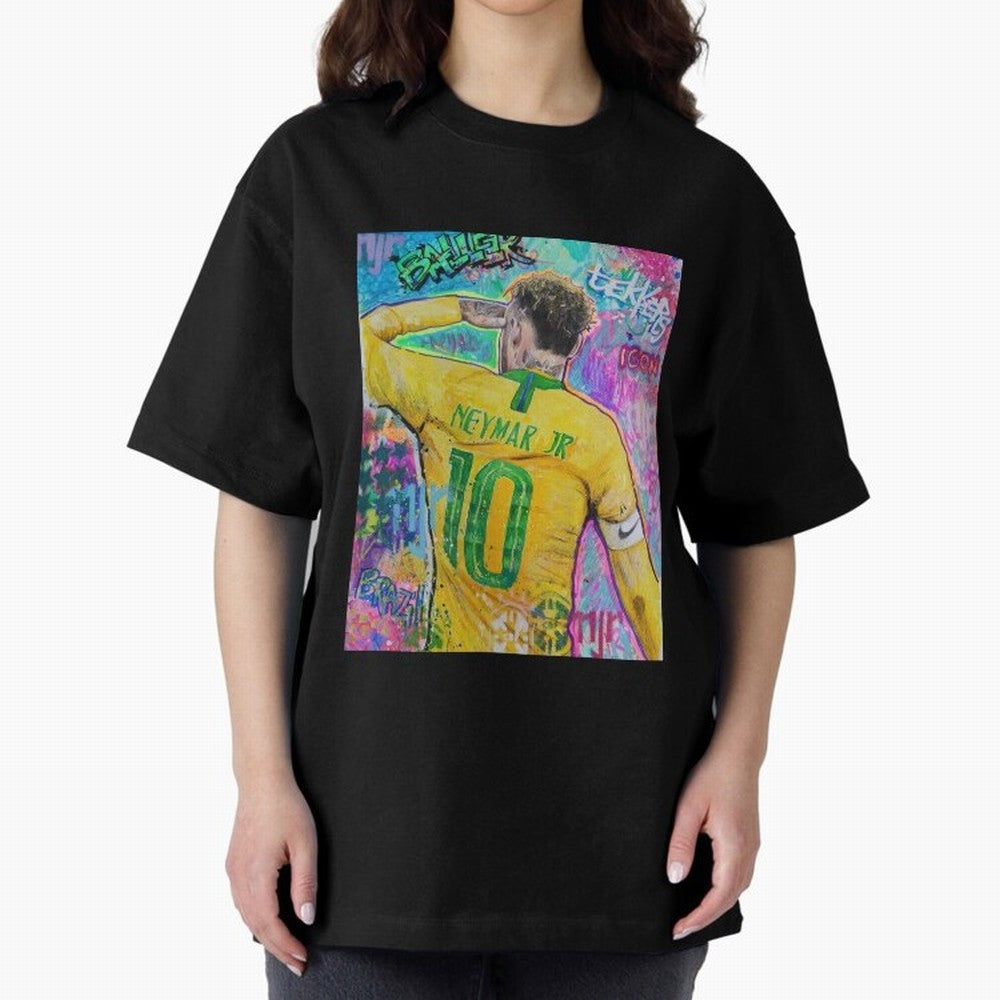 Neymar Jr Premium T-Shirt Represent Football Lovers during FIFA World Cup 2026 Group Stage Capturing Messi and Cristiano Ronaldo, Portugal, Spain and Germany Energy, Game Day Rituals, Football Legends, Country Pride and the Road to the Final; Great