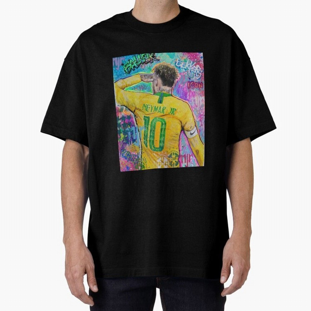 Neymar Jr Premium T-Shirt Represent Football Lovers during FIFA World Cup 2026 Group Stage Capturing Messi and Cristiano Ronaldo, Portugal, Spain and Germany Energy, Game Day Rituals, Football Legends, Country Pride and the Road to the Final; Great