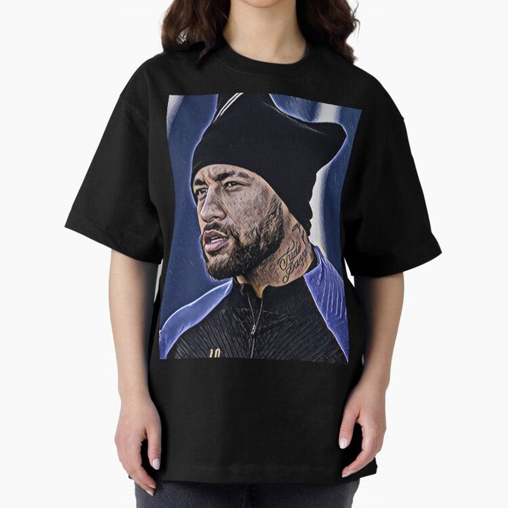 Neymar All Time Greatest Footballer Oversized T-Shirt Remember Iconic Moments from Global Football Passion for FIFA World Cup 2026, Featuring Cristiano Ronaldo, Haaland and CR7, England, Stadium Chants, National Pride, Trophy Dreams and