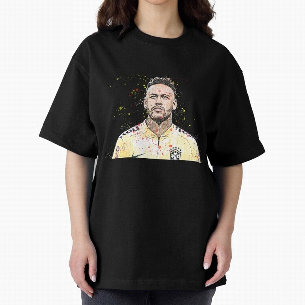 Neymar Neymar Oversized T-Shirt Showcase the FIFA World Cup 2026 Group Stage Journey through Neymar, Haaland and Cristiano Ronaldo Highlights, Spain and Netherlands Pride, Champion Mindset, Group Stage Buzz, Knockout Tension and Passionate Fan