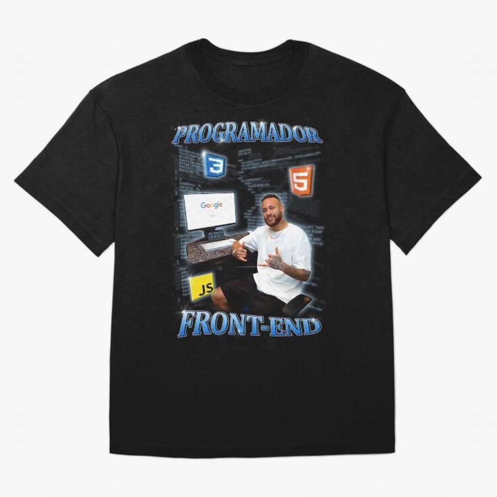 Programador front-end Neymar - Spanish Classic T-Shirt Represent Football Lovers during FIFA World Cup 2026 Spirit, Celebrating Portugal, Spain and Germany, Messi, CR7 and Mbappe, Championship Spirit, Famous Goals, Roaring Crowds and International