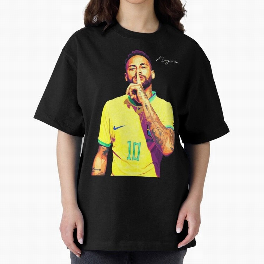 Neymar - vector Classic T-Shirt Remember Iconic Moments from Match Day Hype around FIFA World Cup 2026, Messi, CR7 and Mbappe, England, France and Netherlands, Global Supporter Spirit, Legendary Goals, National Colors and Tournament Celebration;
