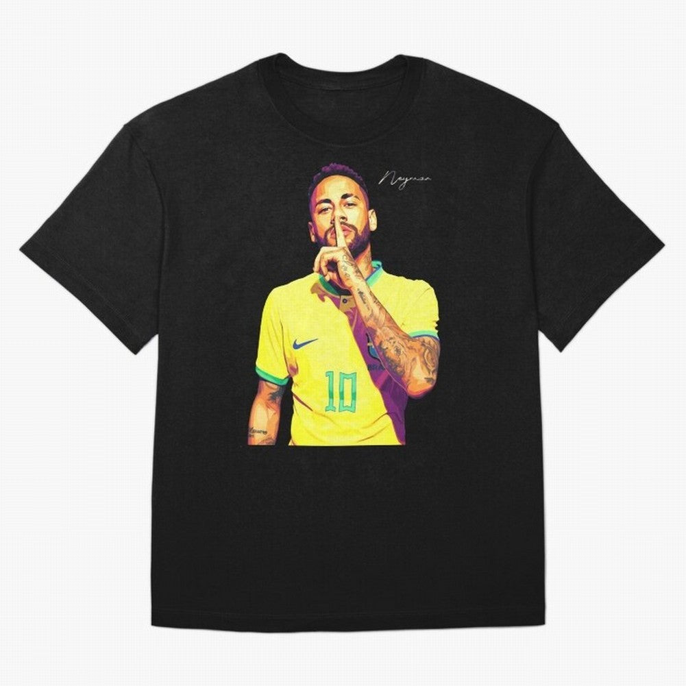 Neymar - vector Classic T-Shirt Remember Iconic Moments from Match Day Hype around FIFA World Cup 2026, Messi, CR7 and Mbappe, England, France and Netherlands, Global Supporter Spirit, Legendary Goals, National Colors and Tournament Celebration;